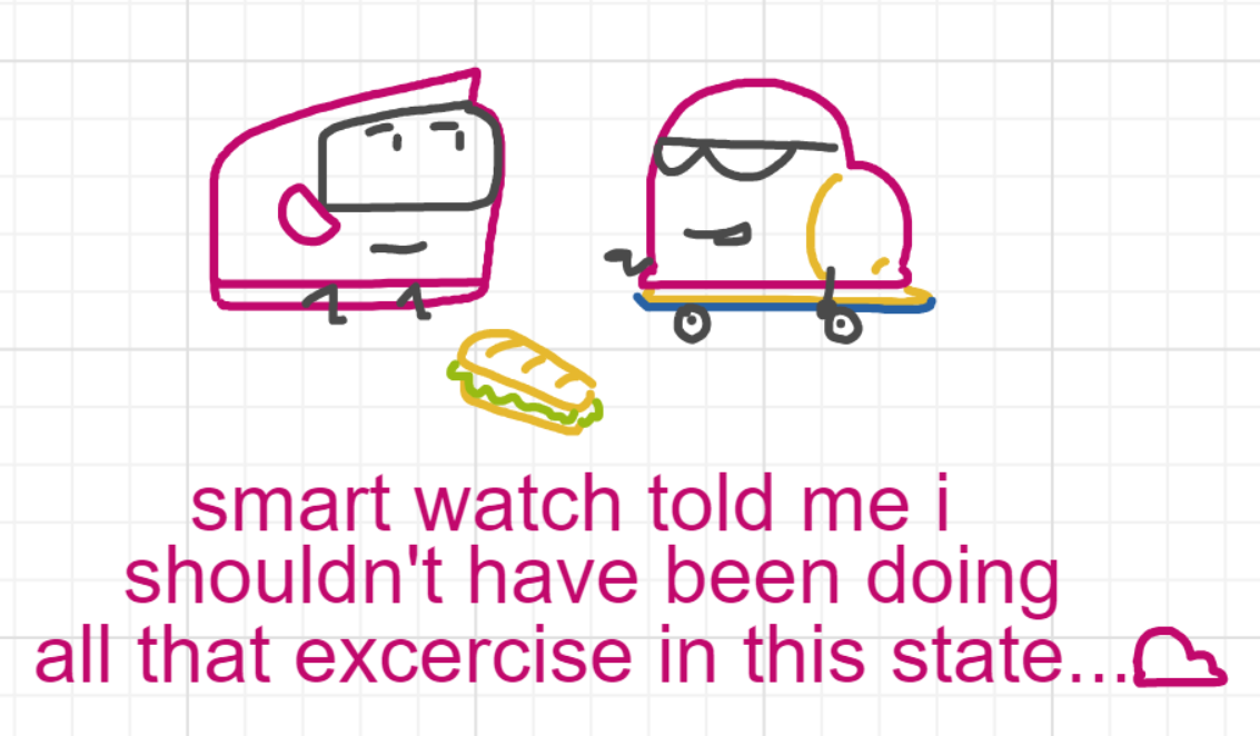 A panel from Running Duos, episode four of the Board Boards object show by Furretwalk/WalkingFurret.